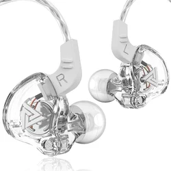 Premium HiFi Wired Earphone with Copper Driver and Built-In Mic (White)