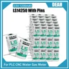 100PCS LS14250 14250 R6 1/2 AA 3.6V Lithium Battery With Pins For PLC CNC Electric Equipment Touch Screen Water Meter Batteria 1