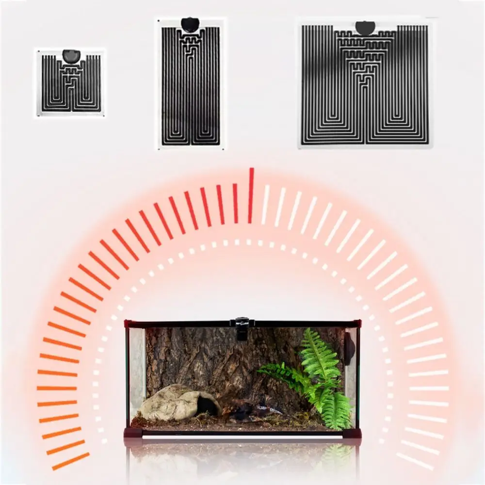 Title 3, EU plug 220V Graphene Reptiles Heating Mat Clim...