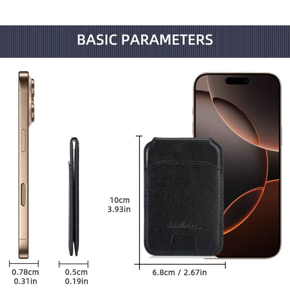 1Pcs/Baellerry Multifunctional Card Holder, Phone Stand and Card Holder Two-In-One, Can Hold Cards and Coins, Frees Hands, Practical and Creative Gift