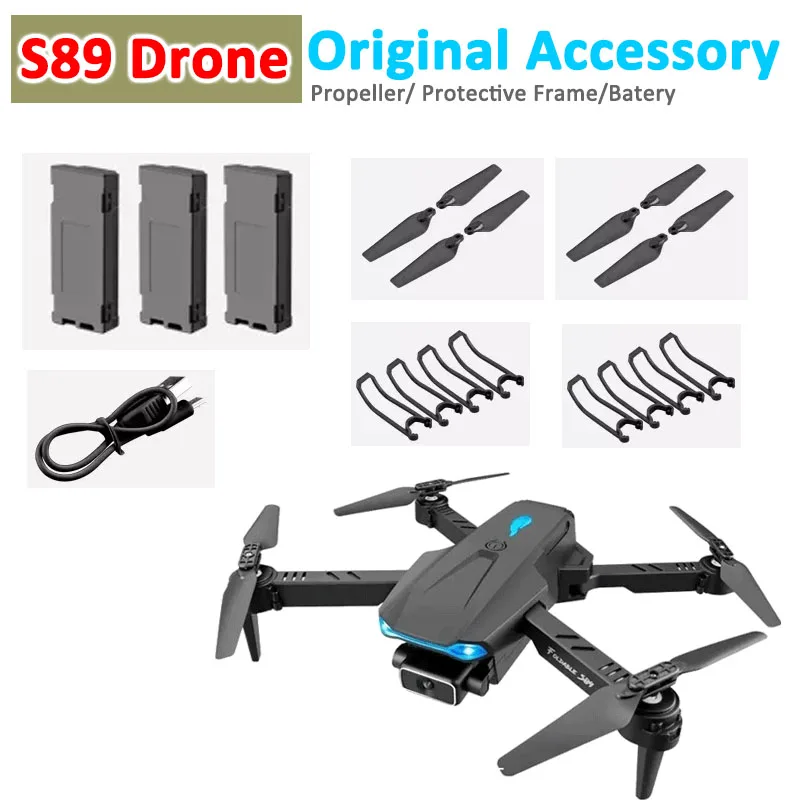 

S89 Дрон Wifi FPV Квадрокоптер оригинальная запасная часть пропеллер/защитная рамка/рычаг двигателя/Шестерня/Корпус Корпуса S89 DIY аксессуары
