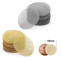 12.7-25mm 100pcs  stainless steel/brass metal filter, silver gauze, water pipe, gauze, multifunctional filter screen accessories 1