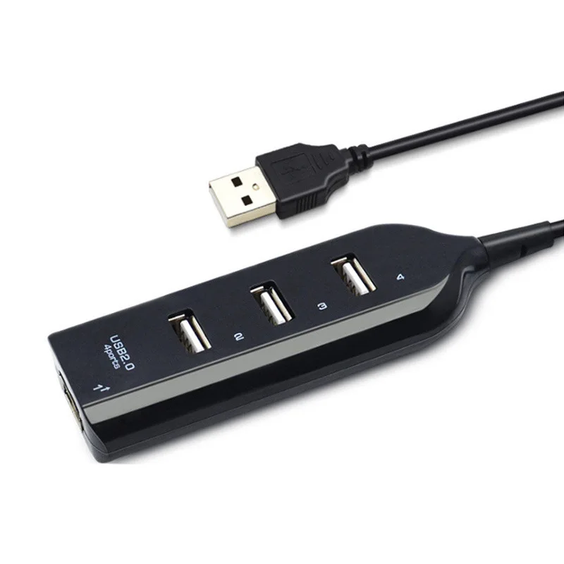 

4 Port USB Hub Mouse Keyboard USB Splitter 4 Plug USB2.0 Hab Adapter for Laptop PC Computer USB Extender Multi Connector