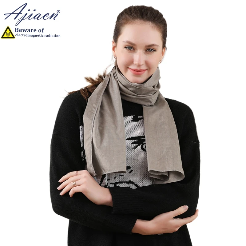 Silver Fiber Anti Radiation Scarf for Electromagnetic Protection