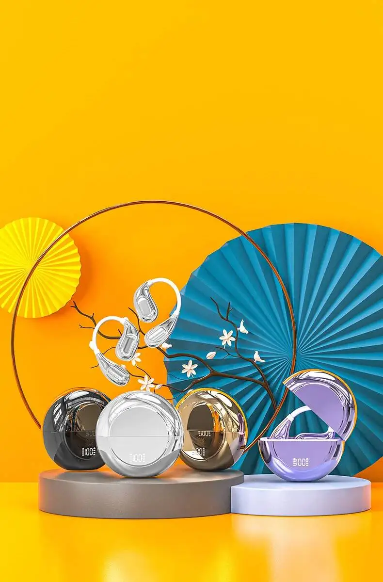 Écouteurs bluetooth m30 open-ear à crochet avec réduction de bruit_voghion.com