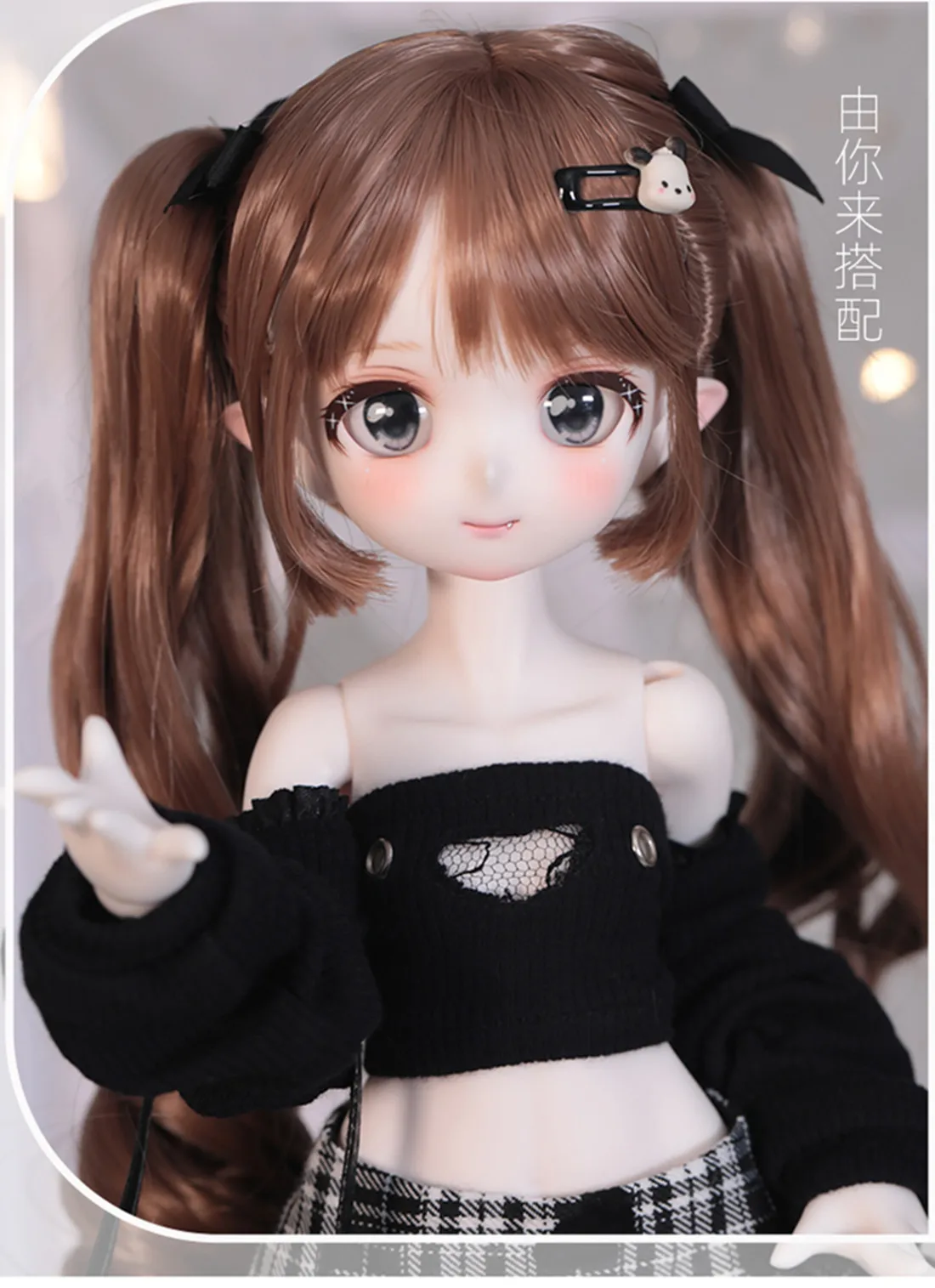 

2024 1/4 sd bjd genuine doll Smile Bunny Girl Girl Genie 2 Yuan cartoon advanced joint moving figure new gift spot makeup