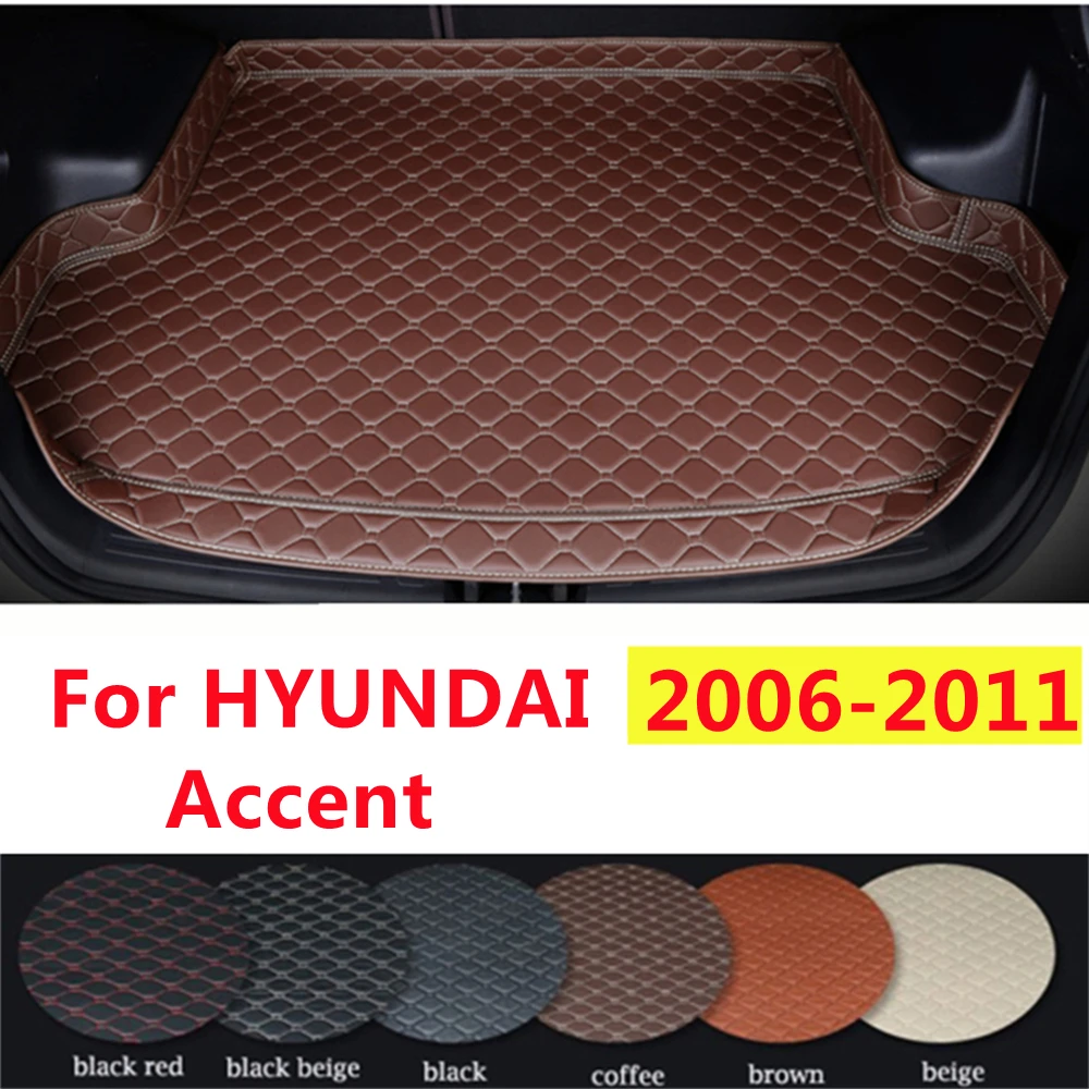 

Автомобильный коврик для багажника, подходит для HYUNDAI Accent 2011-10-2006