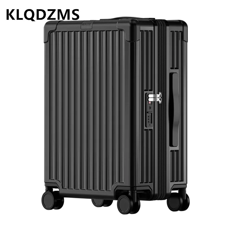 KLQDZMS 20"24Inch Expandable Luggage ABS + PC Boarding Box Women's Cart Case Cart Type Travel Bag Passenger Cabin Suitcase