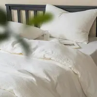 Parure de lit 100% lin lavé, tailles Twin, Full, Double, Queen, King, comprenant drap, housse de couette et taies d'oreiller, infroissable 3