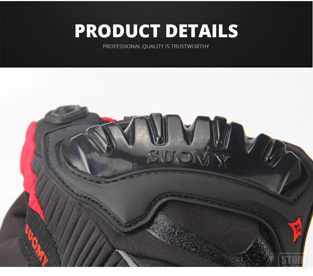 Motorcycle gloves grip detail