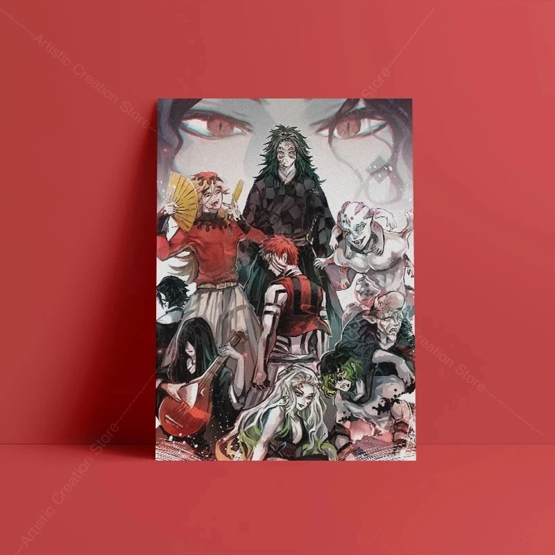 Compre Cartazes de arte Kokushibo e demônios de corte, personagens