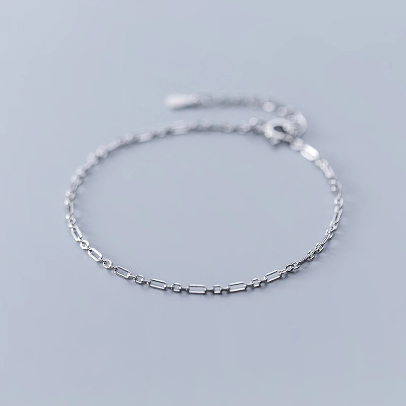 Trustdavis 925 Sterling Silver Chain Anklets for Women