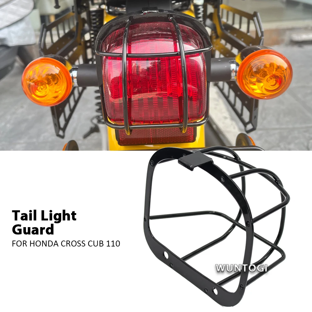 

Motorcycle Accessories Taillight Cover For Honda Cross Cub 110 CC110 Tail Light Guard Light Protection Grille CC 110