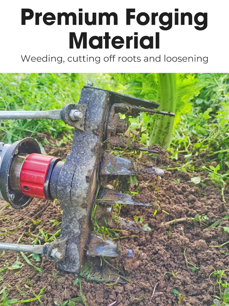 2024 New Weeding Head Grass Remover Tool Attachment 2 in 1 Weeding Wheels Weeder Accessories For Lawn Mowers Shaft Dia M10/M12 3