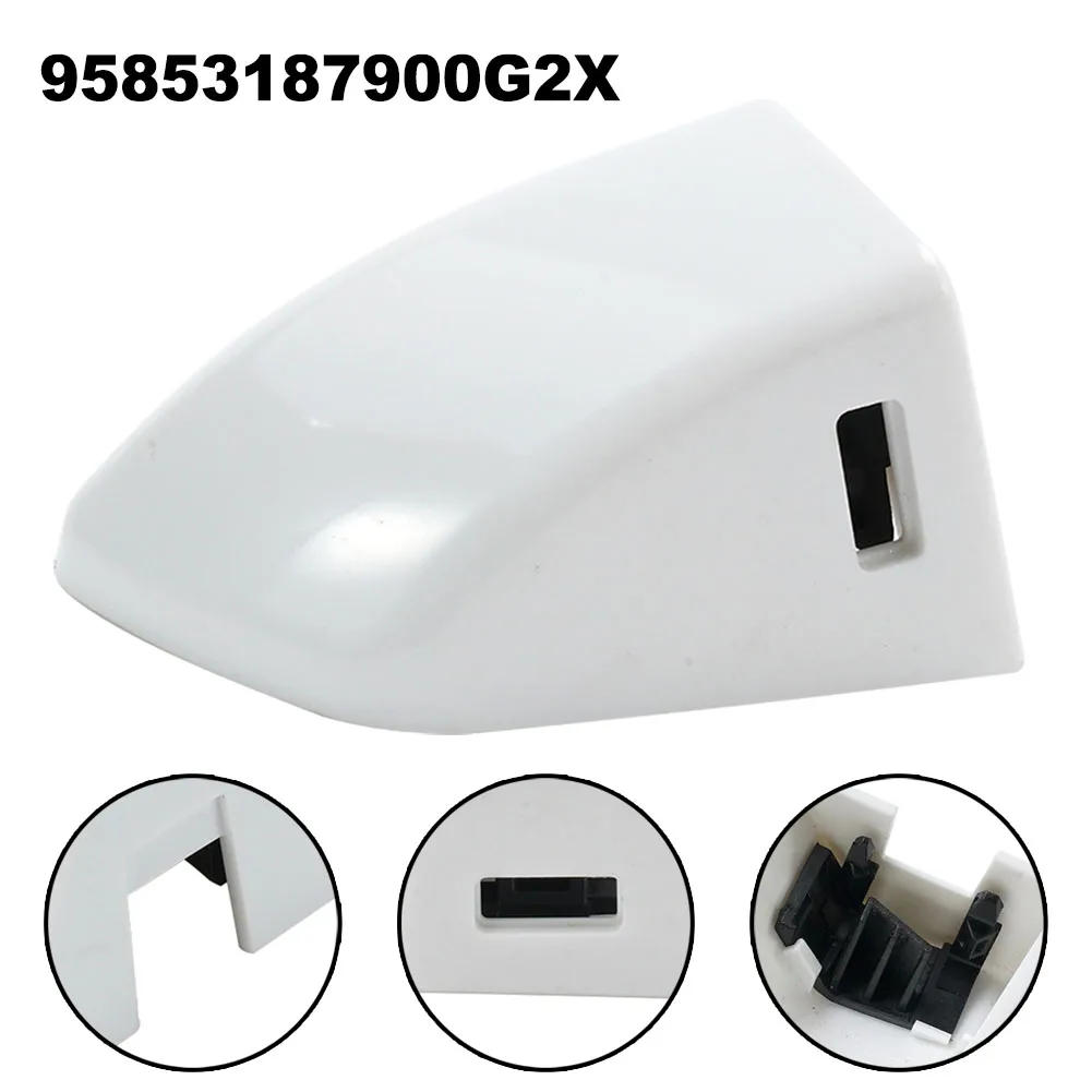 

Exterior Door Handle Lock Cylinder Cover White For Porsche Cayenne 2011 - 2017 Plastic White Accessories For Vehicles