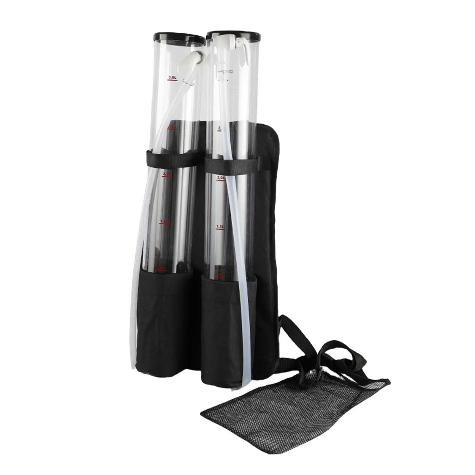 Dual Barrel Portable Backpack Dispenser 3+3 Liter for Kitchens Home Outdoor Dual Barrel Portable Backpack Dispenser 3+3 Liter for Kitchens Home Outdoor