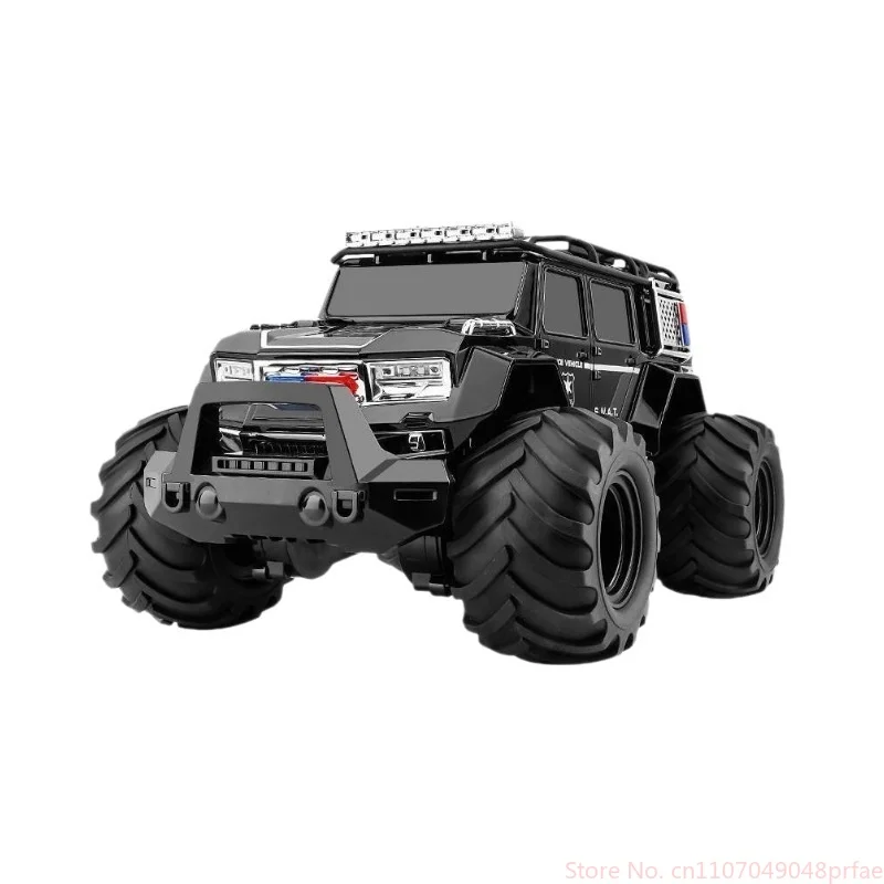 Bateau RC militaire 35cm rapide 2.4GHz - Kaki Bleu Noir