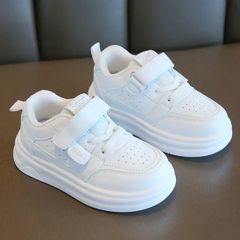 White Kids Sneakers for School and Casual Wear