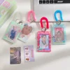 Sweet Design Acrylic 3Inch Photocard Holder Wriestlets Belt Bus Cards Cover  Bags Charm 1