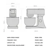5L Professional Kitchen Cream Blender Egg Beater Stainless Steel Chef Machine Electric Stand Food Mixer 6