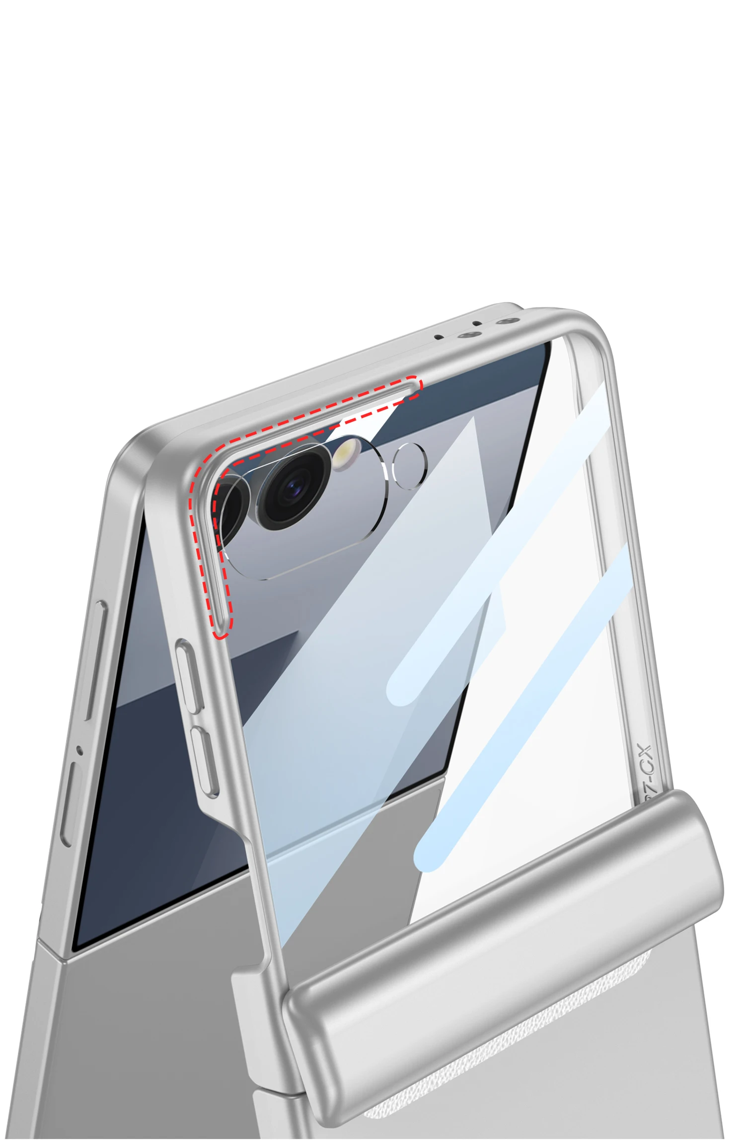 Magnetic Hinge All-included Case for Samsung Galaxy Z Flip 7 6 Outer Screen Prot