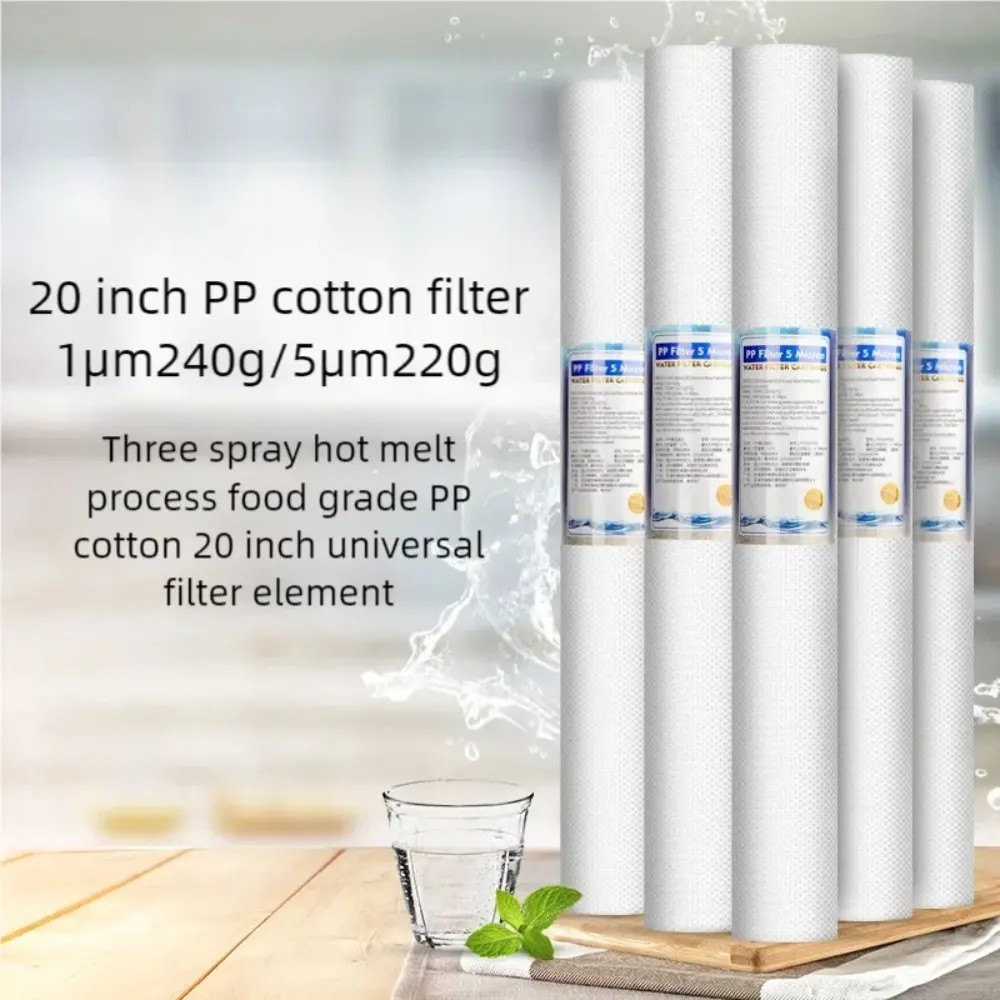 AQUAWATER, "Confezione Da 3 Cartucce Filtranti Avvolto 20u - Formato Standard 10 "- Durata 6 Mesi