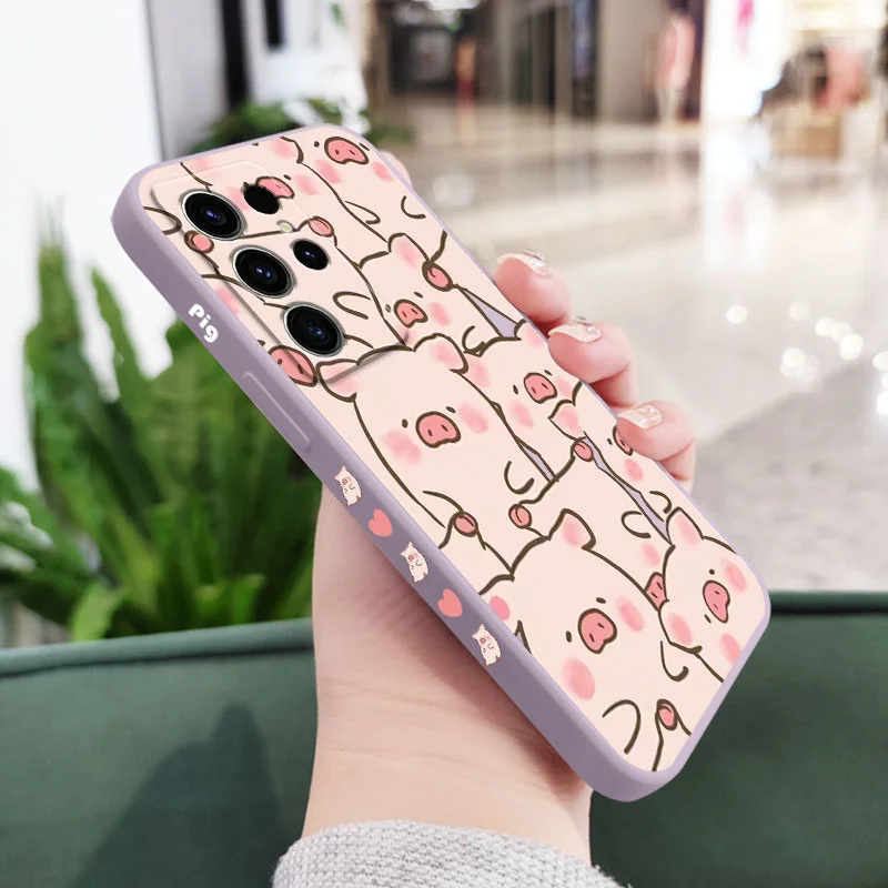 Charming Pink Pig Design Phone Case Cover