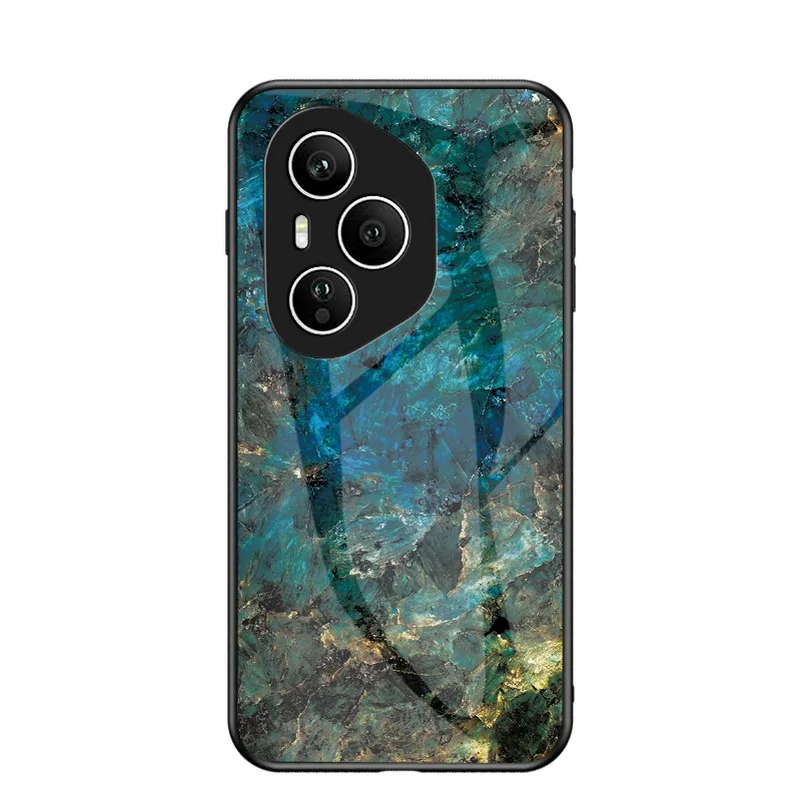 Glossy Marble Tempered Glass Phone Case