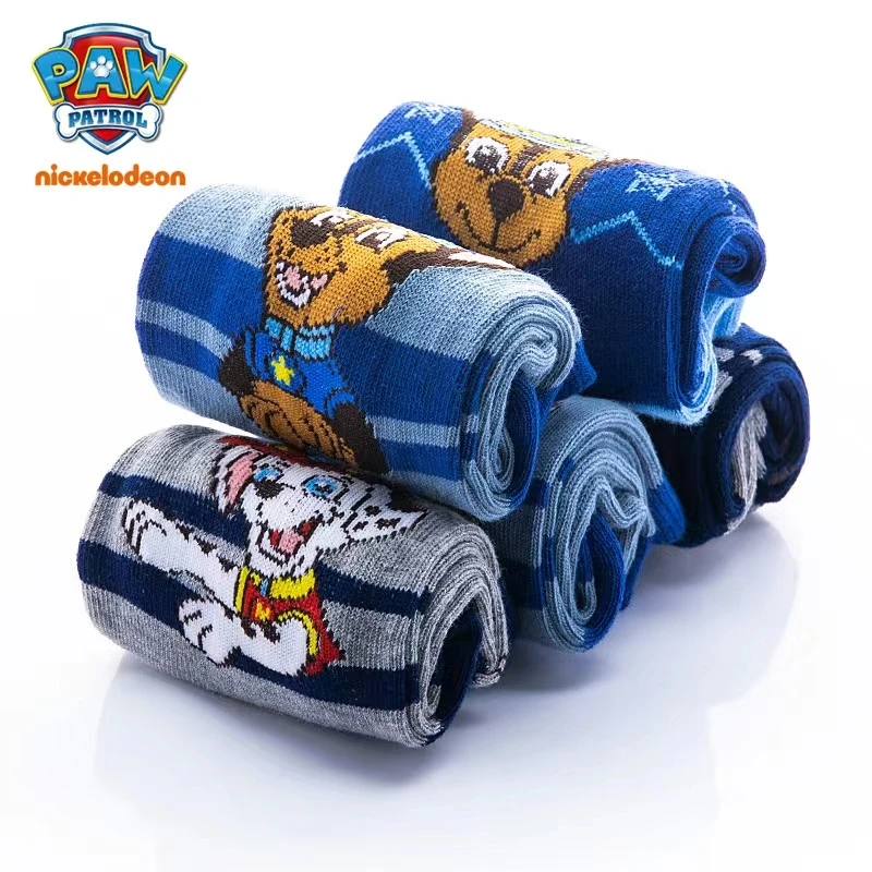 Paw Patrol Socks 5 Pairs for Kids Baby Boys Girls Soft Colorful Breathable Toddler Warm