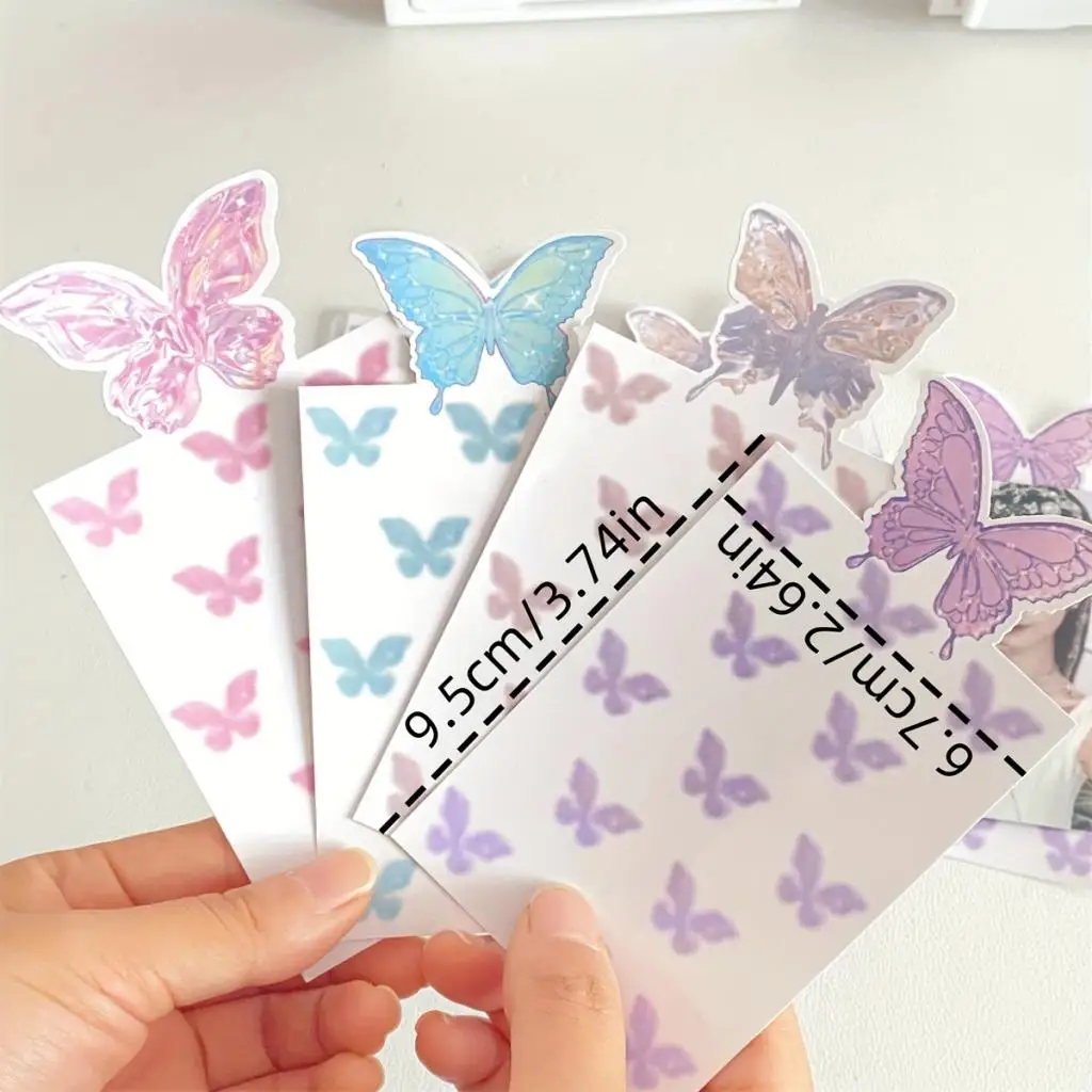 Steve 40pcs Set Nomad Butterfly Toploader Fillers Cute Photocard Packaging Background Inserts Card
