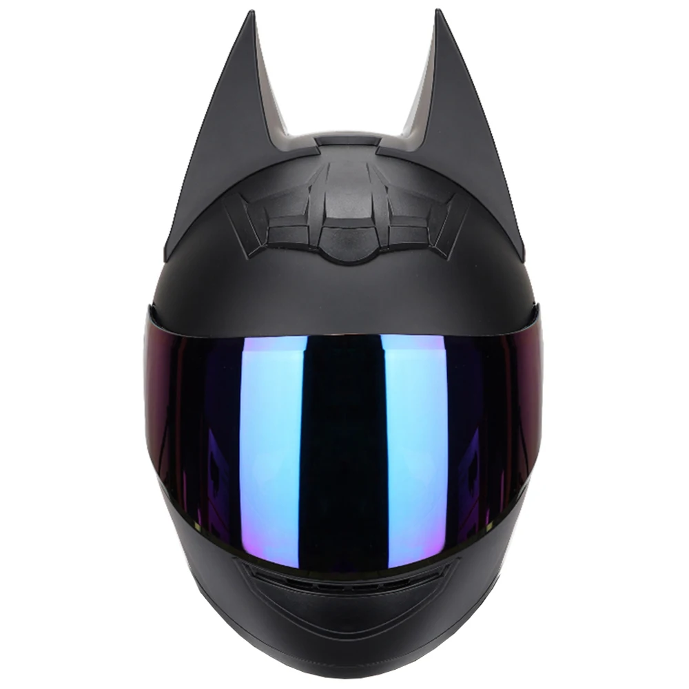 

Motorcycle Helmet Men Women Motocross Motorbike Helmet Chopper Ear Helmet Personality Full Face Motorbike Colorful Helmet