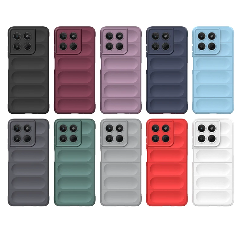 Shockproof TPU Shield Soft Silicone Anti-Fall Protective Phone Back Cover