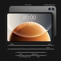 Tablette TECLAST T65 13,4 pouces Android 16 120 Hz FHD 1200P écran IPS 4G LTE Unisoc T7280 Octa-Core 8 Go + 12 Go 20 Go RAM 128 Go ROM 8000 mAh Widevine L1 Tablette Netflix avec carte SIM WiFi Bluetooth 5.0 GMS Google Play GPS 4