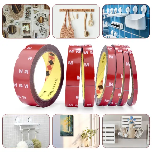 6-30mm 3 Meters Super Strong Double Sided Adhesive Tape For Home Appliance Wall Stickers Home Improvement Resistant Tapes 3 6-30mm 3 Meters Super Strong Double Sided Adhesive Tape For Home Appliance Wall Stickers Home Improvement Resistant Tapes 3