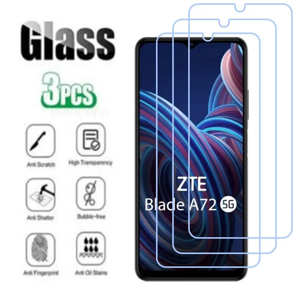 9H Vetro Temperato Protettivo Per Zte Blade A72 5G 6.52 "Blade A72 5G Pellicola Protettiva Per La Protezione Dello Schermo Del Telefono