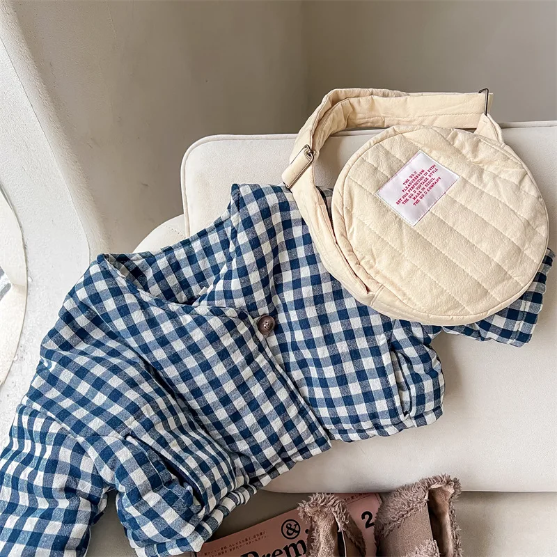Autumn and Winter Clothing Korean Velvet Thickened Cotton-padded Clothing Girls' Winter Jacket Cotton