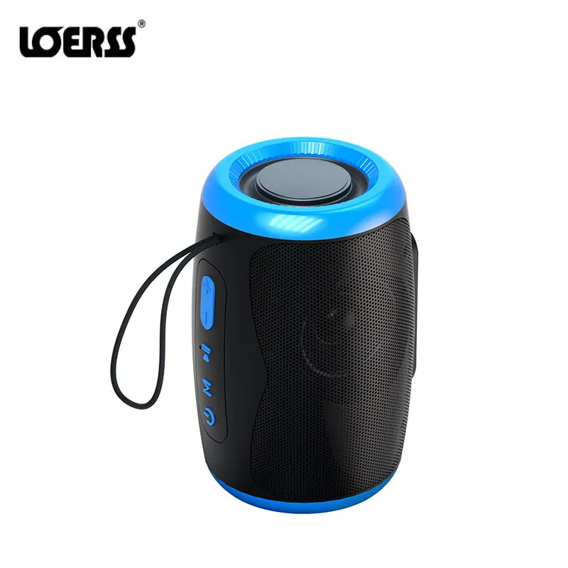 

LOERSS TWS 5.3 Wireless Bluetooth Speakers Stereo Bass Portable Speaker IPX5 Waterproof Outdoor HIFI Sound USB TF Card Modes