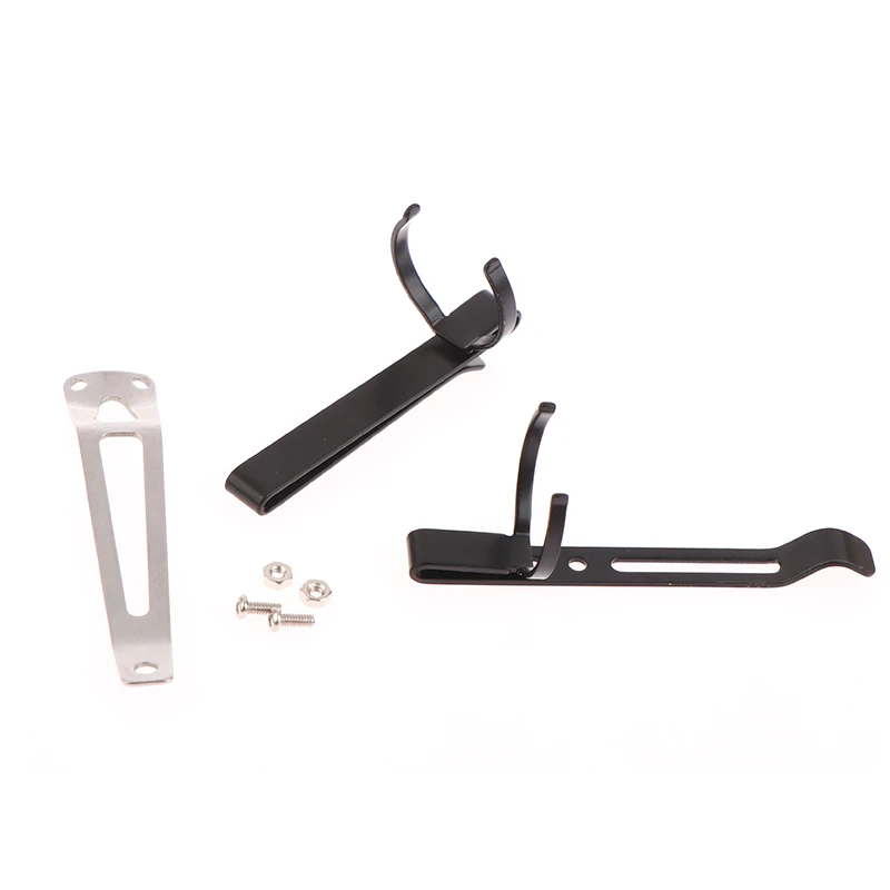 Pocket Clip Flashlight Holster Flashlight Holder 1Pcs Flashlight Metal Holding Clip Iron Clip Flashlight Universal for S2 / S2+ / M1 C8