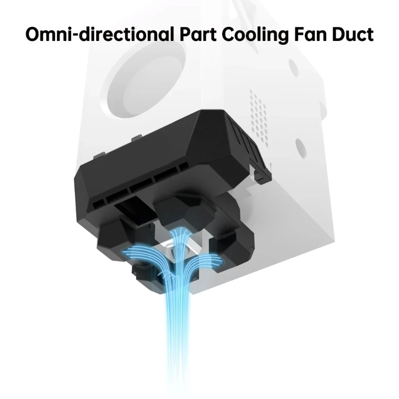 BIGTREETECH 3D 프린터 나일론 팬 덕트 Bambulab X1/P1P 압출 헤드 Hotend & Panda용 팬더 제트 냉각 팬 덕트