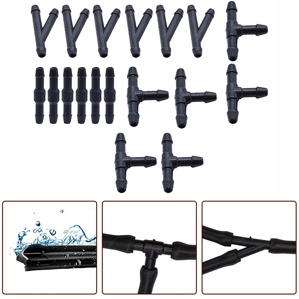 

Premium 18pcs Windshield Washer Hose Connectors - TYI Type Splitter Fittings 2024 Hot Sale Brand New And High Quality