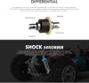 WLtoys A979 RC Cars  Electric Four-wheel Drive Brushless Off-road Vehicle Remote Control Model Alloy Off-road 3