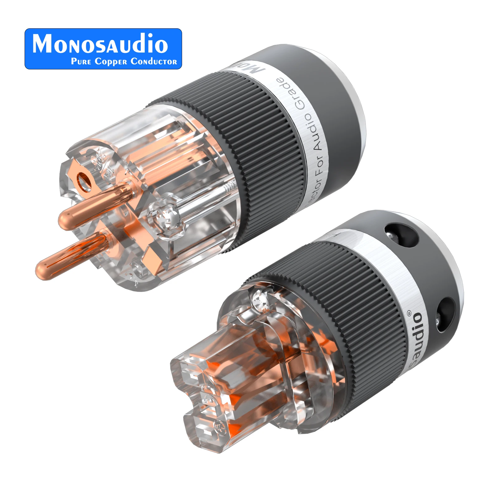 Monosaudio E105G/F105G Cobre Puro Chapado En Oro Versión UE