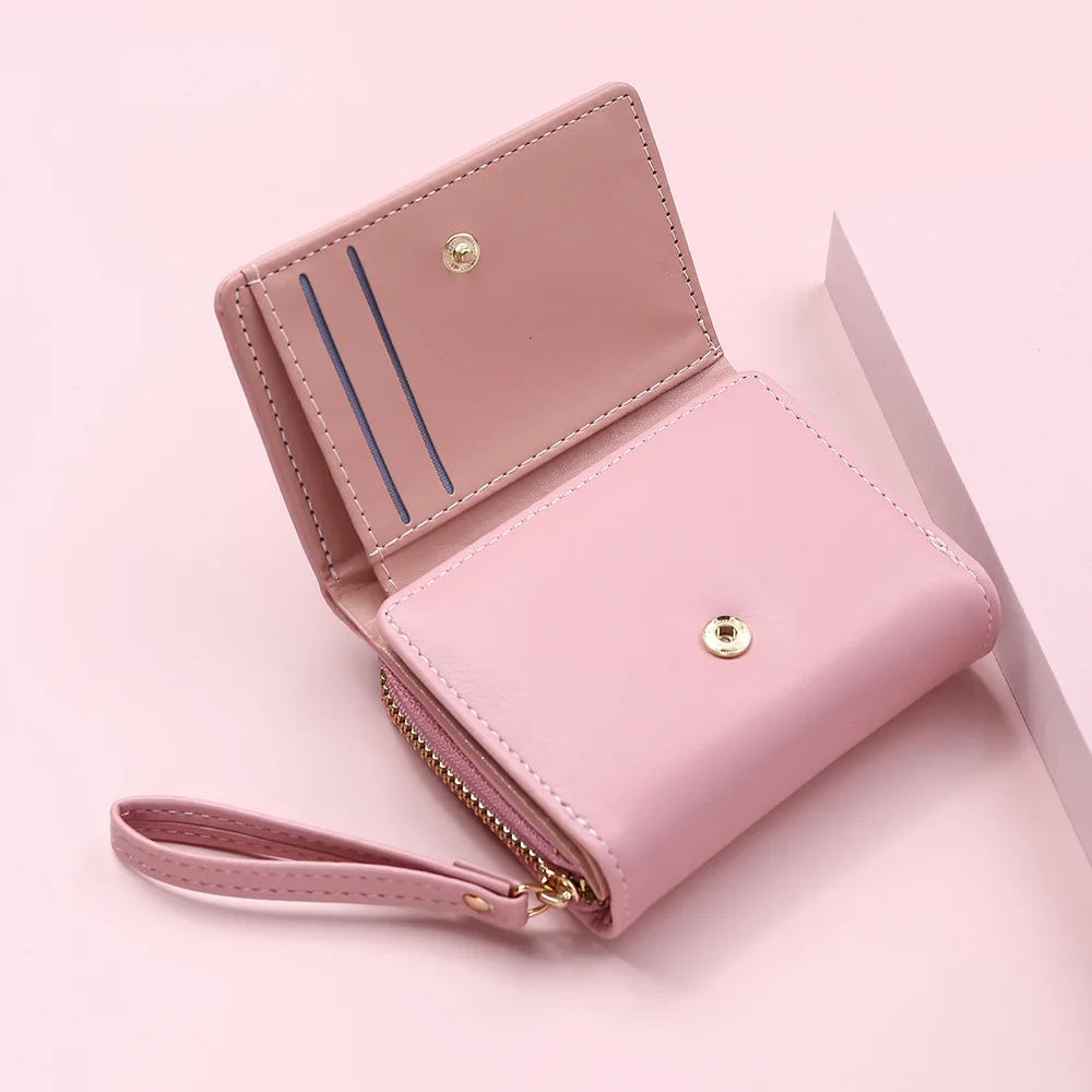 Tanie Portfele damskie Kawaii ładny portfel luksusowy projektant damski portfel różowy portfel portfel sklep