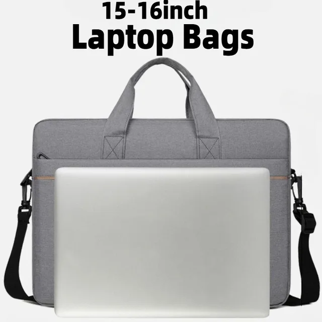 Sac à main Durable pour ordinateur portable 15-16 pouces, housse pour ordinateur portable, pochette à bandoulière pour Lenovo HP Dell Asus Samsung 1