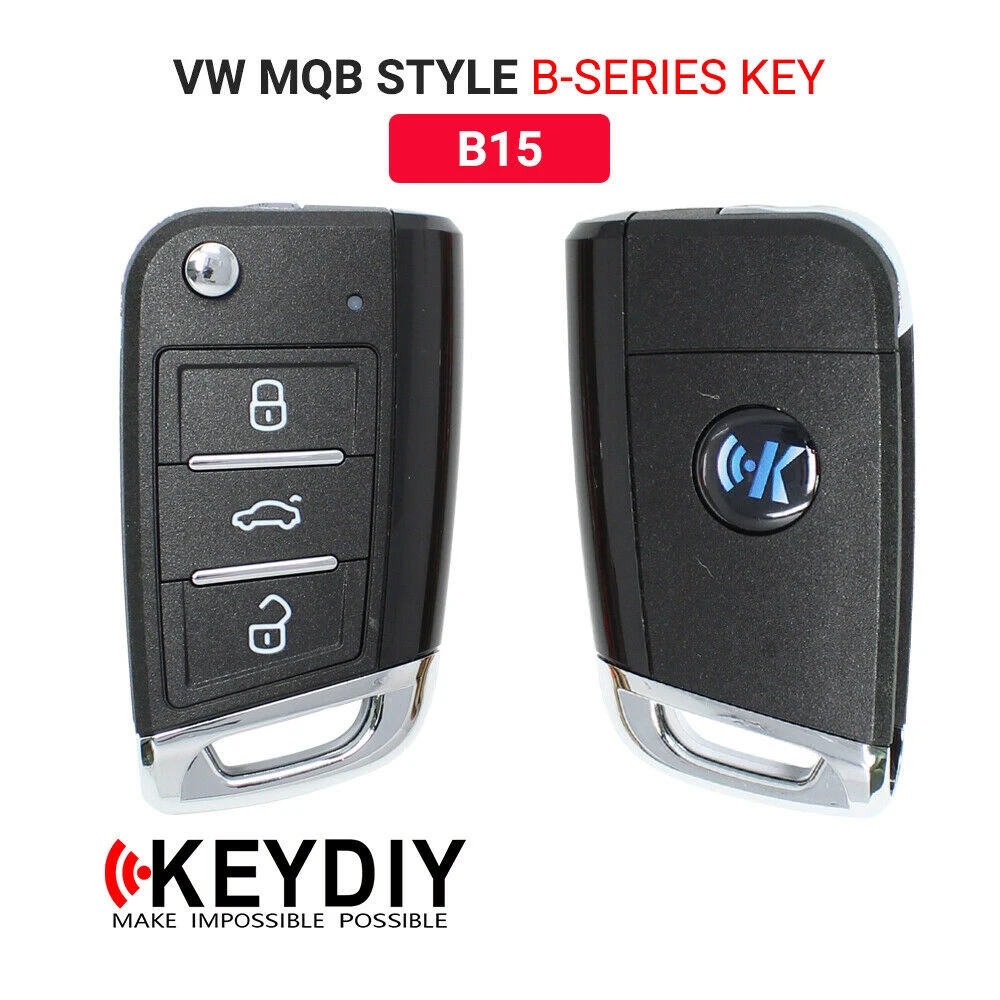 

KEYDIY KD автомобильный флип-ключ дистанционный ключ VW MQB Тип B-серии 3 кнопки B15 для телефона