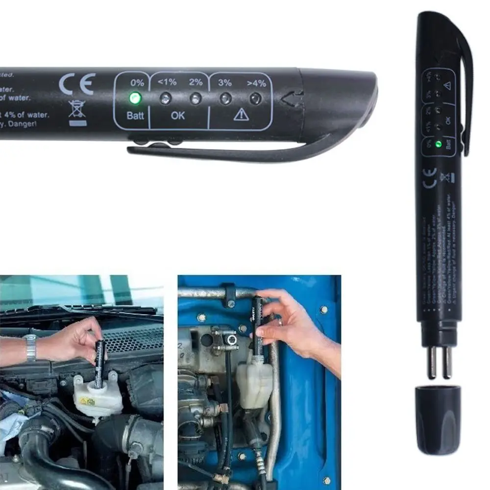 

Professional Accurate Brake Fluid Tester Pen Car Auto Oil Moisture Liquid 5 LED Digital Tester Car Testing Tool For all Cars