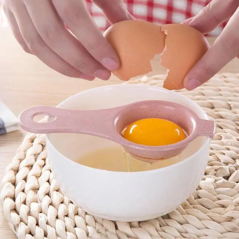 Color Food Grade Egg Separator Protein Separation Protein Egg Yolk Separator Screening Gadgets For Boiled Eggs egg separator