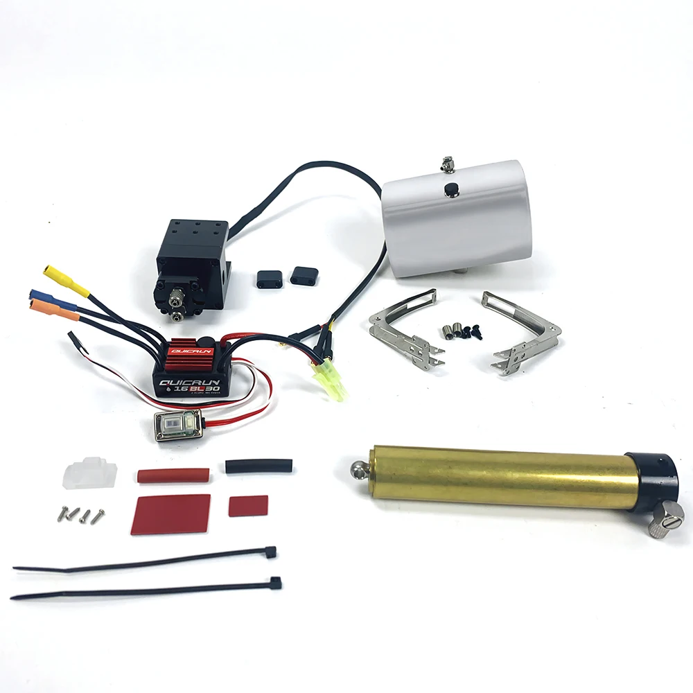 Lesu Rc Hydraulic Pump Cylinder Set Retractable 1/14 Diy Tamiya Truck