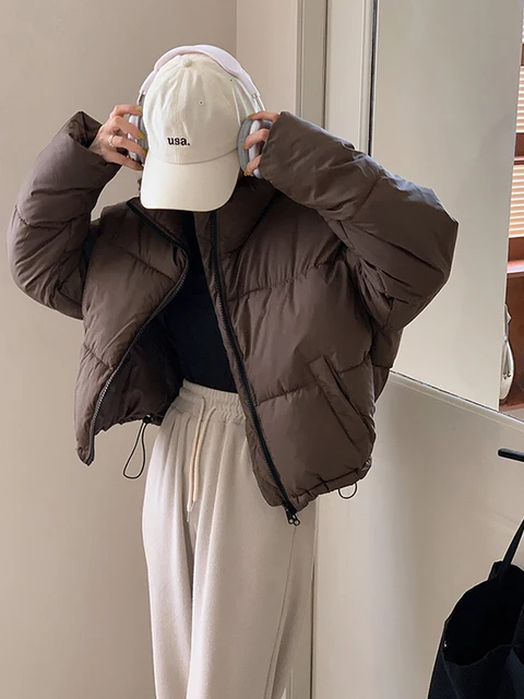 Zoki Korean Fashion Women's Puffy Coats