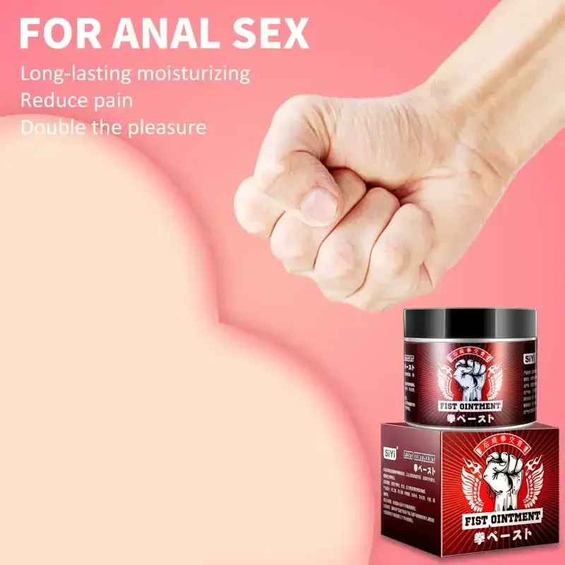 Pugno Lubrificante Anale Analgesico Per Uomo Donna Fisting Lubrificante Sesso Anti-Dolore Grasso Per La Lubrificazione Del Culo Crema Sessuale Gel Gay